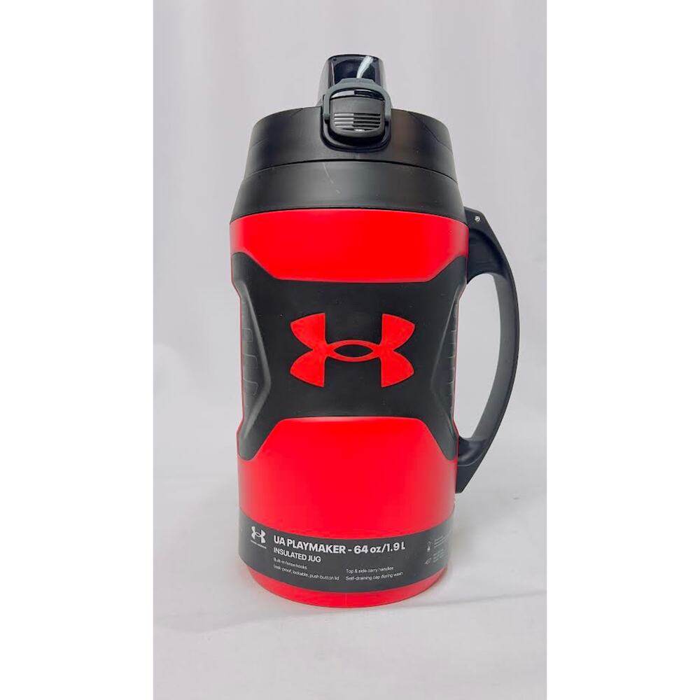 NEW! UNDER ARMOUR 64oz PLAYMAKER JUG‎ RED
